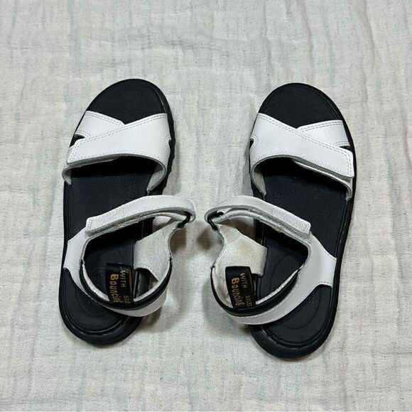 Dr Martens Women’s Vossie J White Strappy Sandals Size 5 - Picture 1 of 7